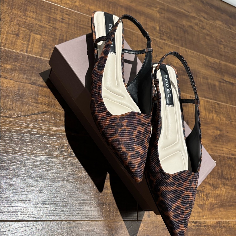 Franco Sarto Leopard Print Heels